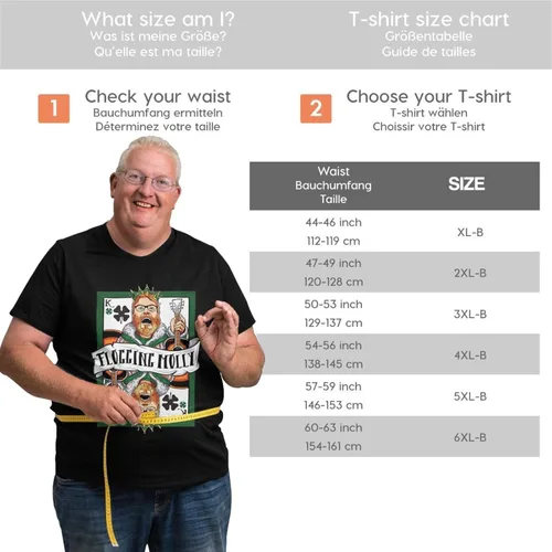 Vista 2 de Mens Large Size T Shirt Basic Camping Short Sleeve Full Season Tee
