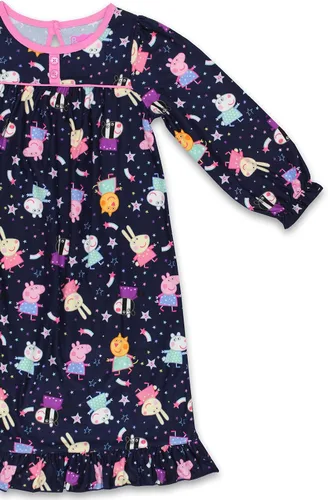 Vista 6 de Peppa Pig Camisón de franela para niñas pequeñas