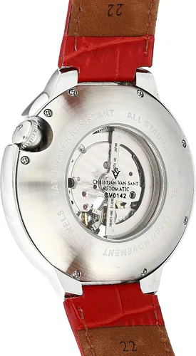 Vista 2 de Reloj Christian Van Sant para hombre ciclón reloj automático de cuarzo cristal mineral CV0142 CV0142