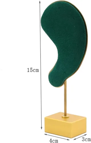 Vista 8 de misppro Soporte De Pendiente Organizador De Soporte De Metal Soporte De Pendiente Con Soporte De Microfibra De Metal Para Pendientes Pulseras Y
