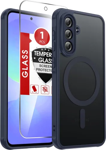 Vista 219 de LeYi Funda para teléfono Samsung-S23: protector de pantalla e imán MagSafe Púrpura
