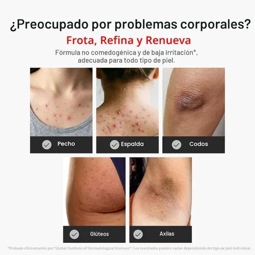 Vista 7 de medicube Dual Body Peel Shot Duo: ácido hipocloroso y cúrcuma Body Peel Shot para exfoliación suave para células muertas de la piel, parches