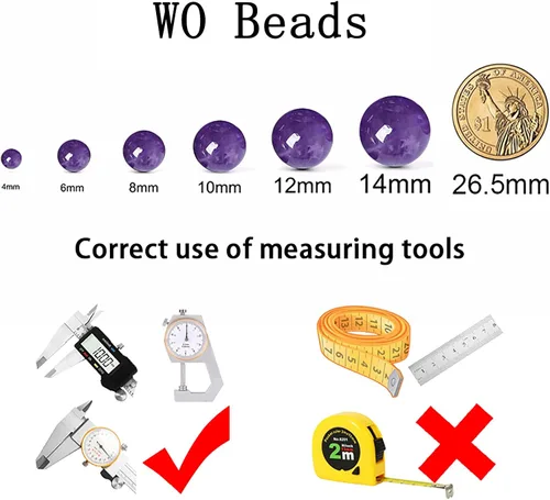 Vista 6 de 4mm 90 piezas Cuentas de piedra natural AAA Cuentas sueltas de cristal de energía redondas de ópalo blanco de 4 mm con poder curativo para hacer