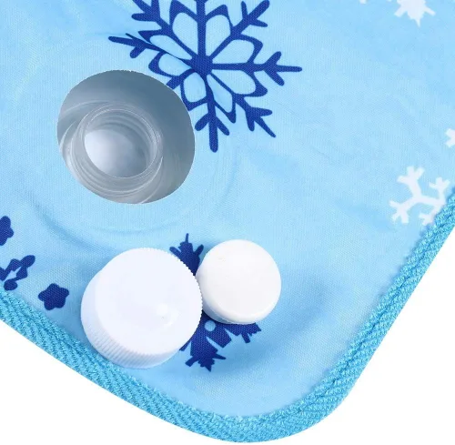 Vista 8 de Almohada fresca, cojín fresco, bolsas de hielo de gel reutilizables con polvo de cristal de hielo, alfombrilla de enfriamiento de verano, cojín
