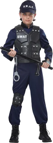 Vista 4 de Disfraz SWAT para niños