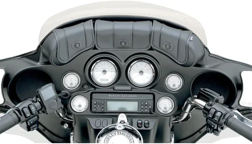 Vista 2 de Saddlemen 3508-0015 Cruis'n Deluxe - Bolsa para parabrisas con 3 bolsillos, color negro