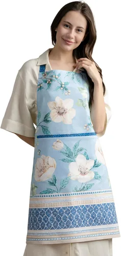 Vista 656 de Maison d' Hermine Delantales para mujer con bolsillo, 100% algodón (27.50 x 31.50 pulgadas)