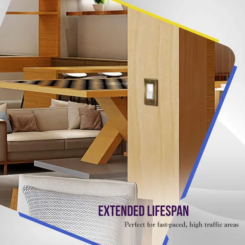 Vista 6 de ENERLITES Placa decorativa de pared metálica para interruptor o tomacorriente, acero inoxidable 201, tapa de tomacorriente, resistente a