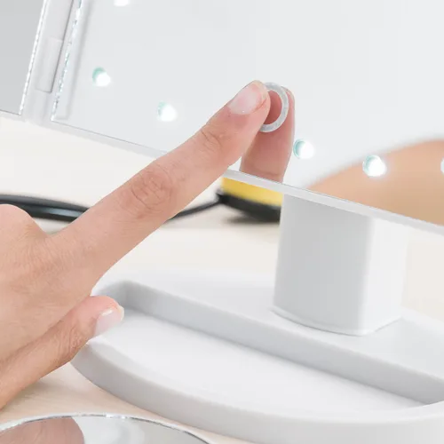 Vista 4 de Espejo de Aumento con LED 4-in-1 Ledflect InnovaGoods