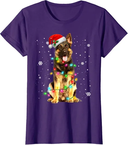 Vista 11 de Suéter de Navidad para perros de pastor alemán, suéter de Navidad para regalos de perros, Negro, S