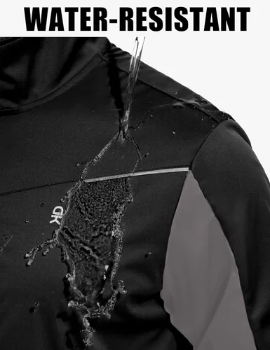 Vista 4 de Little Donkey Andy Chaqueta de golf Softshell de manga corta para hombre Negro