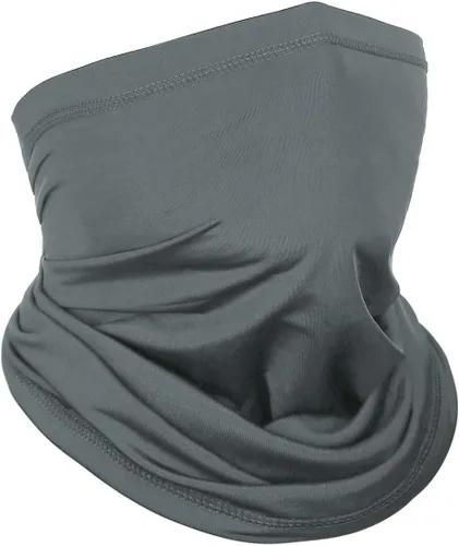 Vista 12 de Achiou Cooling Neck Gaiter Face Cover Scarf, UV Protection Mask for Men and Women,Soft Windproof, Hiking Cycling Running