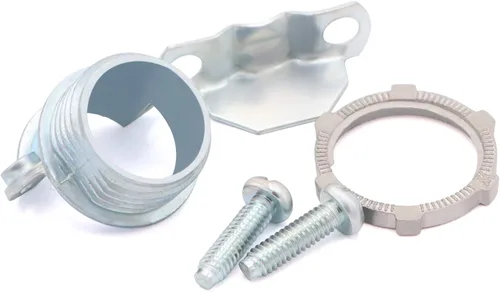Vista 5 de 12 unids 1/2 pulgada tipo abrazadera conectores de cable para conducto metálico proteger cables plata-zinc