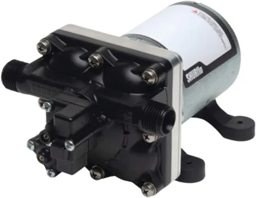 Vista 2 de SHURFLO 4048-153-E75 Bomba de demanda automática de alto flujo 4 GPM multiaccesorio