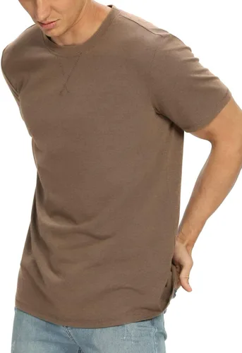 Vista 89 de NITAGUT Camiseta clásica de algodón para hombre con cuello redondo