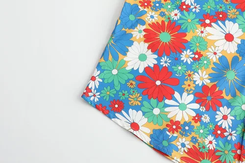 Vista 5 de Camisa de manga larga para hombre, diseño de cachemira floral, estilo hip hop, estilo casual, con botones, estilo clásico de los años 70