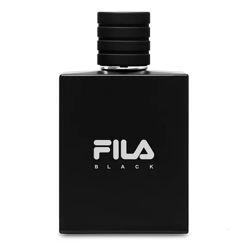 Vista 2 de FILA Black - Colonia para hombres con aroma picante y floral vigorizante - Colonia para hombre con notas cítricas, jazmín y ámbar de larga duración