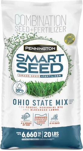 Vista 15 de Pennington Smart Seed - Semillas de césped del estado de Ohio para césped