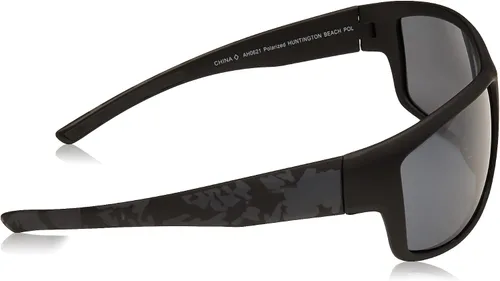 Vista 3 de Body Glove Gafas de sol polarizadas Bobby para hombre, Negro (Matte Black Rubberized)