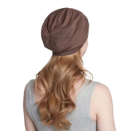 Vista 29 de Alnorm - Gorro con forro de satén y suave banda elástica para hombres y mujeres, talla única Se ajusta a la mayoría