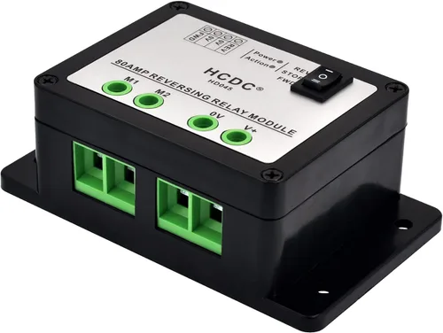 Vista 3 de DC12V Módulo de relé de avance y retroceso de 80 amperios para motor/actuador lineal, módulo de relé de marcha atrás
