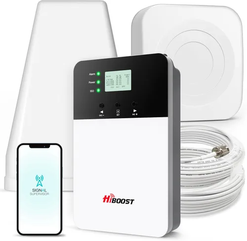 Vista 11 de Cubierta de refuerzo de teléfono celular de 6000 pies cuadrados, señal Boost 5G 4G LTE para todos los operadores de EE. UU., amplificador de señal