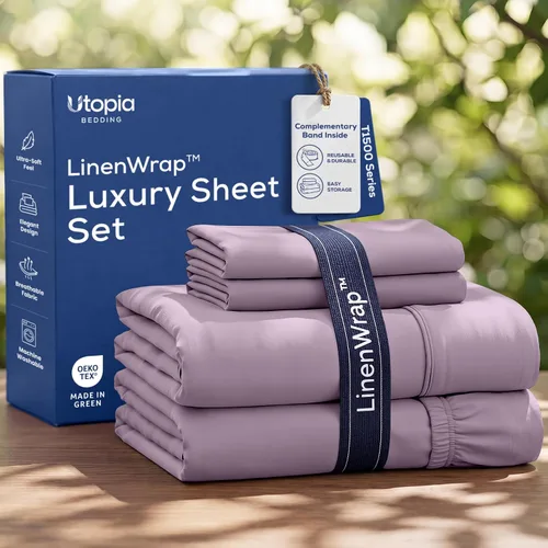 Vista 19 de Utopia Bedding - Juego de sábanas, tamaño individual, microfibra cepillada, suaves, esquinas profundas, incluye 1 encimera, 1 bajera y 1 fundas