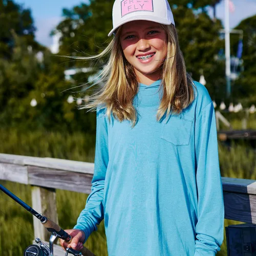 Vista 4 de Free Fly Sudadera con capucha para jóvenes, protección solar UPF 50+, absorbe la humedad, transpirable de viscosa de bambú de manga larga