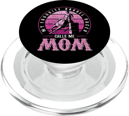 Vista 7 de My Favorite Barrel Racer Calls Me Mom Rodeo Barrel Racing PopSockets PopGrip intercambiables