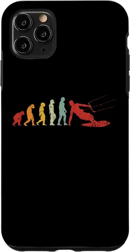 Vista 11 de iPhone 15 Retro Kitesurf Kite Surfer Evolution Boarding Ape Kitesurfer Case