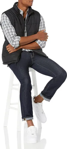 Vista 5 de Tienda Essentials Men's Regular-Fit Long-Sleeve Casual Poplin Shirt