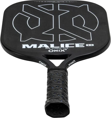 Vista 11 de Onix Malice 16 Open Throat Composite Pickleball Paddle with Carbon Fiber Power Frame Performance Power and Control Patented Thermofused Technology