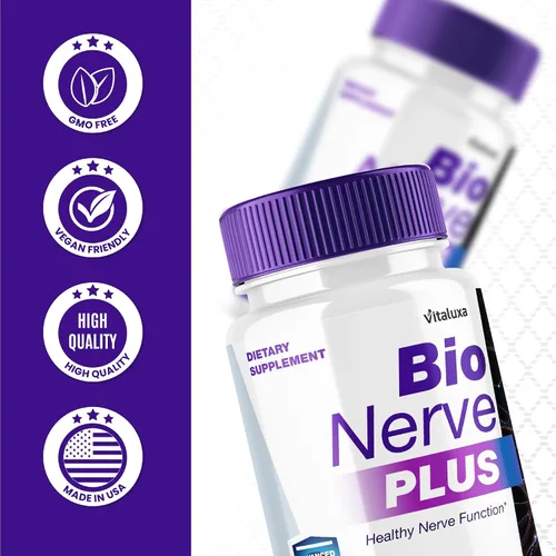 Vista 6 de Cápsulas Bio Nerve Plus, pastillas de suplemento BioNerve+ Premium Formula Capsulas, ingredientes naturales avanzados para el cuidado