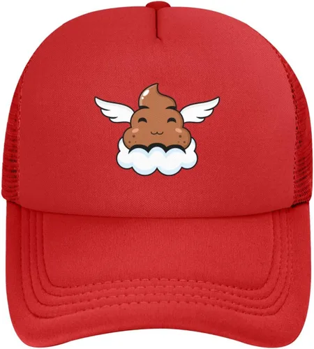 Vista 5 de LIICHEES Cute Angel Poo Baseball Cap for Men Women Adjustable Mesh Back Hat Dad Hat