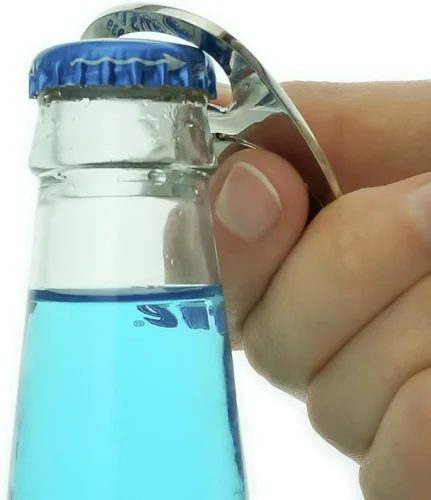 Vista 5 de Proteger y servir K9 Police Thin Blue Line Alemán Pastor Perro Llavero Cromo Metal Spinning Oval Abridor de botellas