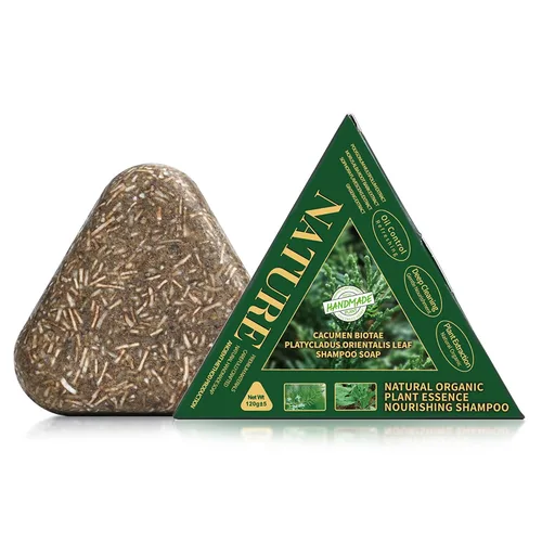 Vista 10 de Barra de champú de carbón de bambú, limpieza profunda, cabello seco hidratante con jabón sólido natural, champú de limpieza hidratante para control