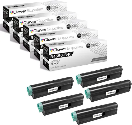 Vista 33 de CS - Cartucho de tóner compatible con Okidata B411D 44574701, color negro