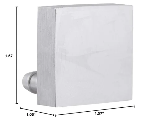 Vista 10 de Cabezal de refrigeración por agua para computadora, bloque de aluminio de refrigeración por agua de 1.575 x 1.575 in para radiador de CPU, disipador
