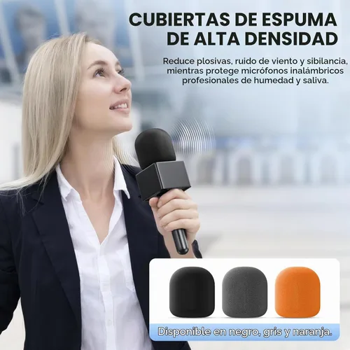 Vista 4 de MELONARE Soporte de micrófono de mano para micrófonos Lavalier inalámbricos