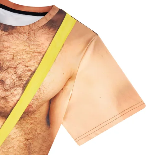 Vista 6 de uideazone Camiseta unisex de manga corta con estampado creativo 3D con cuello redondo