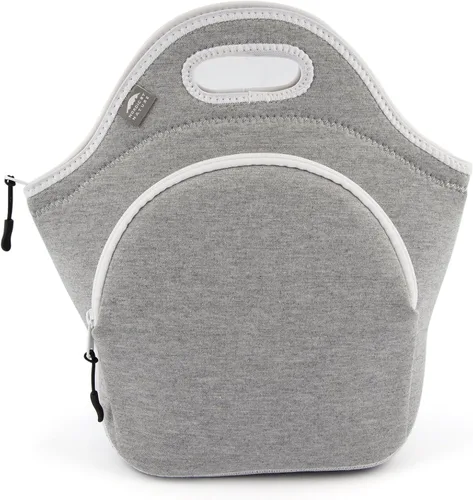 Vista 13 de Loncheras para mujeres y loncheras para niños, lonchera aislada de alta calidad, neopreno extra grueso, sensación de algodón suave, costuras de alta