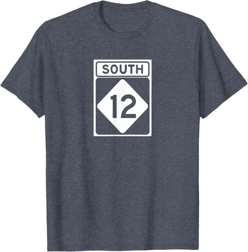 Vista 97 de Highway 12 South NC Outer Banks North Carolina Hwy - Camiseta, Negro, S