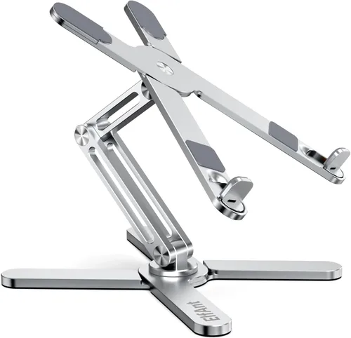Vista 3 de Soporte para laptop Rotación de 360 grados ajustable portátil para tableta portátil de 10 "- 17