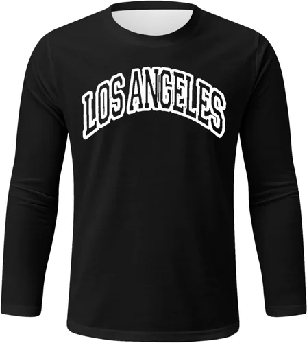 Vista 4 de Tshirt for Men Long Sleeve Crew Neck Breathable Thermal Relaxed Fit Athletic Tees Trendy True Comfort Tops