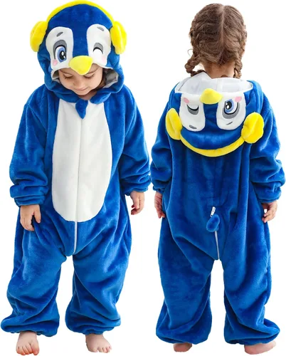 Vista 8 de Disfraz infantil de Halloween para cosplay, traje de animal con capucha para niños Mono