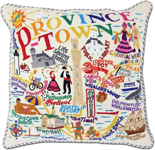 Vista 67 de Catstudio Portland (Oregon) - Almohada decorativa bordada