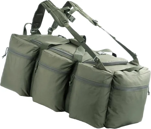 Vista 10 de Bolsa de lona militar grande de 100 L, bolsa de lona para despliegue, equipo deportivo, bolsa de equipaje de viaje con correas desmontables para AT