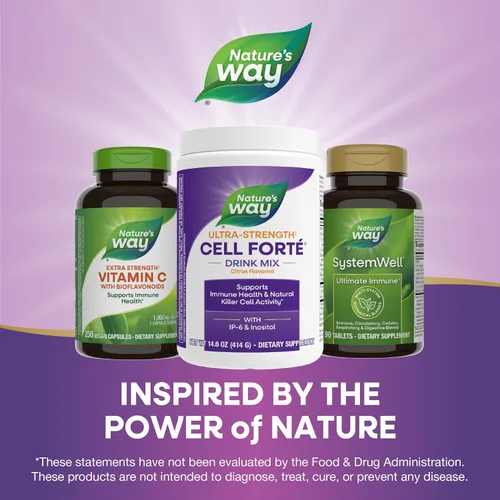 Vista 7 de Nature's Way Ultra Strength (1) Cell Forté Drink Mix, IP-6 y suplemento en polvo de inositol, apoya la salud inmunológica y la actividad natural