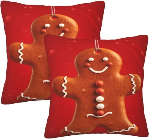 Vista 43 de Juego de 2 fundas de almohada cuadradas de Acción de Gracias, hojas de arce otoñales, fundas protectoras para sofá con cremallera oculta, 16 x 16