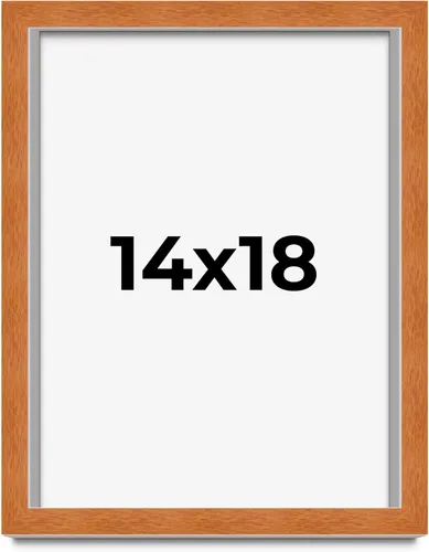 Vista 190 de Marco de 3 x 3 pulgadas de madera maciza de nuez y miel marrón con plexiglás acrílico UV, respaldo de tablero de espuma y accesorios para colgar